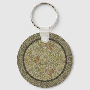 William Morris bloem lelie wilg kunstprint ontwerp Sleutelhanger
