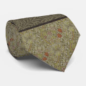 William Morris bloem lelie wilg kunstprint ontwerp Stropdas (Opgerold)