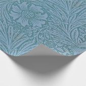 William Morris  bloemen Blauw Cadeaupapier (Hoek)