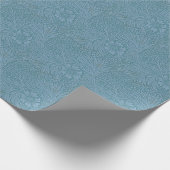 William Morris bloemen Blauw Cadeaupapier (Hoek)
