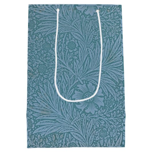 William Morris  bloemen Blauw Medium Cadeauzakje (Achterkant)