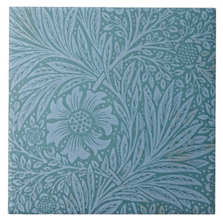 William Morris bloemen Blauw Tegeltje