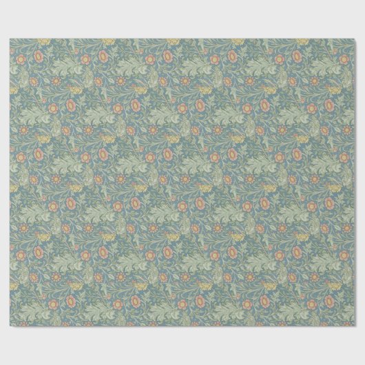 William Morris  Bloemen Dubbele Bough Cadeaupapier (Vlak)