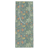 William Morris  Bloemen Dubbele Bough Wijn Cadeautas (Achterkant)