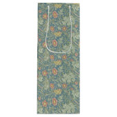 William Morris  Bloemen Dubbele Bough Wijn Cadeautas (Voorkant)