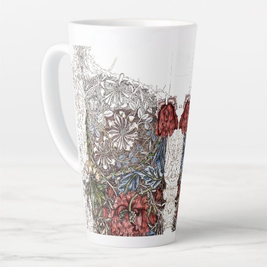 William morris bloemen elegante florale illustrati latte mok (Linkerhoek)