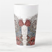 William morris bloemen elegante florale illustrati latte mok (Voorkant)
