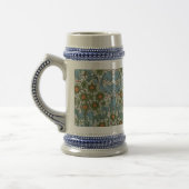 William Morris  Bloemen Geel Groen Blauw Bierpul (Links)