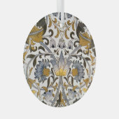 william morris bloemen glas ornament (Voorkant Rechts)