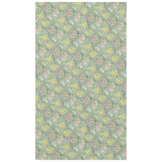  William Morris Bloemen Groen Tafelkleed (Voorkant)