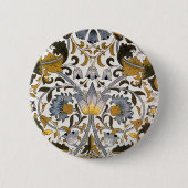 william morris bloemen ronde button 5,7 cm (Voorkant)