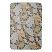 William Morris Bloemen Wit Rood Badmat (Voorkant Verticaal)