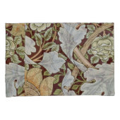 William Morris Bloemen Wit Rood Kussensloop (Voorkant-Rechts)