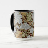 William Morris  Bloemen Wit Rood Mok (Voorkant links)