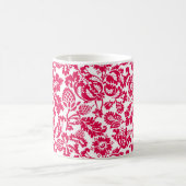 William Morris bloemendamask, fuchsia roze Koffiemok (Center)