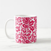 William Morris bloemendamask, fuchsia roze Koffiemok (Links)