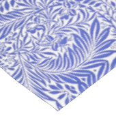 William Morris  Bloemenmotief Blauw Wit Tafelkleed (Gekanteld)