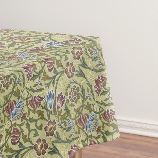  William Morris bloemenmotief roze blauw Tafelkleed (Voorbeeld)