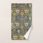 William Morris bloemenpatroon goud turquoise rood Bad Handdoek (Handdoek)
