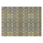 William Morris bloemenpatroon goud turquoise rood Tafelkleed (Voorkant (Horizontaal))