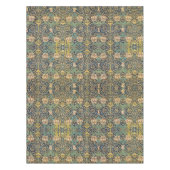 William Morris bloemenpatroon goud turquoise rood Tafelkleed (Voorkant)