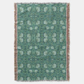 William Morris  Bloemenpatroonpimpernel Deken (Voorkant Verticaal)