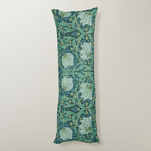 William Morris  Bloemenpatroonpimpernel Lichaamskussen (Achterkant (Verticaal))