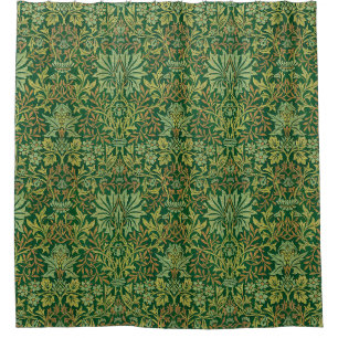 William Morris "Bloementuin" Douchegordijn
