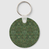 William Morris Bloementuin-Groenen Sleutelhanger (Voorkant)