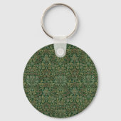 William Morris Bloementuin-Groenen Sleutelhanger (Achterkant)
