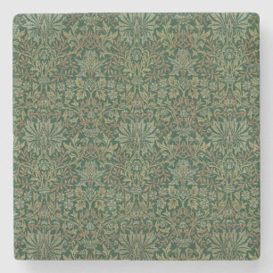 William Morris Bloementuin-Groenen Stenen Onderzetter
