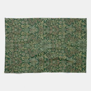 William Morris Bloementuin-Groenen Theedoek