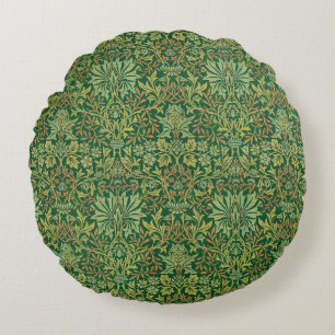 William Morris "Bloementuin" Rond Kussen
