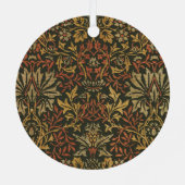 William Morris Bloementuin Tapijt Metalen Ornament (Achterkant)