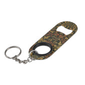 William Morris Bloementuin Tapijt Mini Flessenopener (Voorkant Gekanteld)