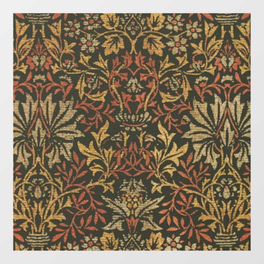 William Morris Bloementuin Tapijt Raamsticker (Vel)
