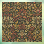 William Morris Bloementuin Tapijt Raamsticker (Vel 3)
