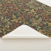 William Morris Bloementuin Tapijt Sherpa Deken (3/4)