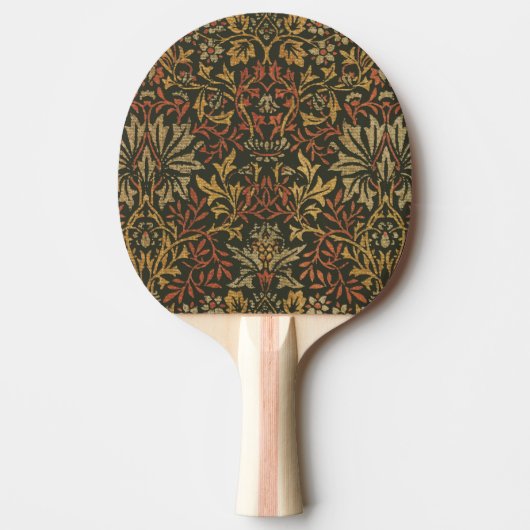 William Morris Bloementuin Tapijt Tafeltennisbatje (Voorkant)