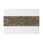 William Morris Bloementuin Tapijt Uitnodigingen Wikkel (Achterkant Voorbeeld)