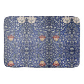 William Morris Bloementulp Blauw Wit Rood Badmat (Voorkant)