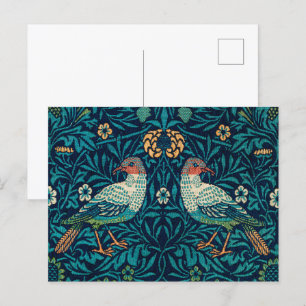 William Morris -  bloemenvogels Briefkaart