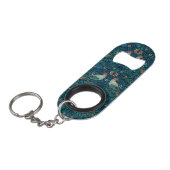 William Morris - bloemenvogels Mini Flessenopener (Voorkant Gekanteld)
