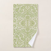  William Morris Bloemmotief Groen Bad Handdoek (Handdoek)