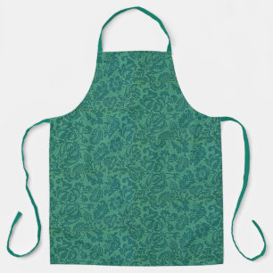  William Morris Bloemmotief Groen Schort