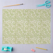 William Morris Bloemmotief Groen Tissuepapier (Craft)
