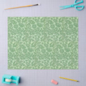 William Morris Bloemmotief Groen Tissuepapier (Craft)