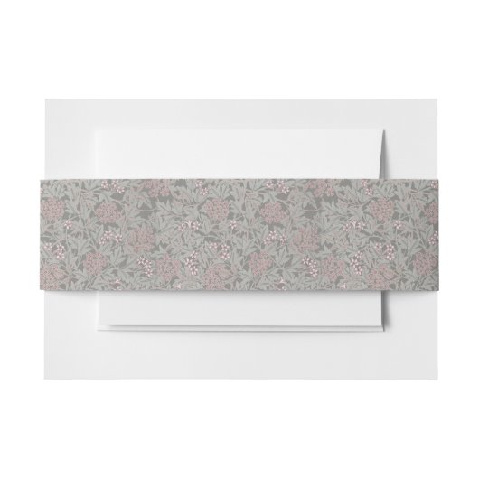 William Morris Bloemmotief met Jasmine Uitnodigingen Wikkel (Voorkant Voorbeeld)