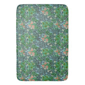 William Morris  bloemmotief roze groen Badmat (Voorkant Verticaal)