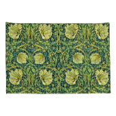 William Morris  Bloempatroon geel groen Kussensloop (Achterkant-Rechts)